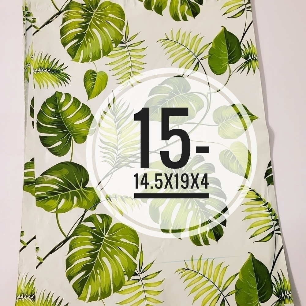 🍌 Banana Leaf 🍃 Poly Mailer Bundle ▪︎45 pack - Picture 4 of 11